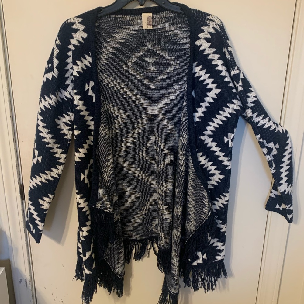 Aztec Print Cardigan